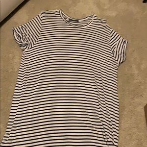 Striped t-shirt dress
